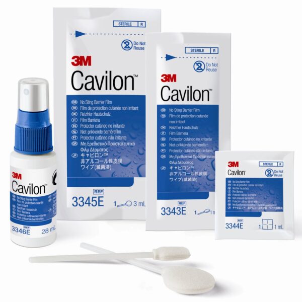 Skin Barrier Wipe 3M™ Cavilon™ No Sting 35 to 65% Strength Hexamethyldisiloxane / Isooctane / Acrylate Terpolymer / Polyphenylmethylsiloxane Individual Packet Sterile 5