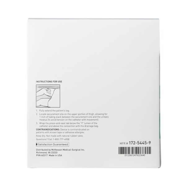 Catheter Stabilization Device McKesson NonSterile, 2.5 Inch Tab 10