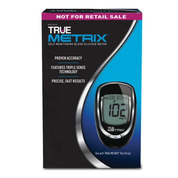 Blood Glucose Meter True Metrix™ 4 Second Results Stores up to 500 Results 1