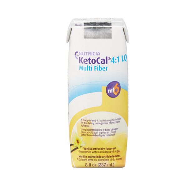 Oral Supplement KetoCal® 4:1 LQ Vanilla Flavor Liquid 8 oz. Carton 5