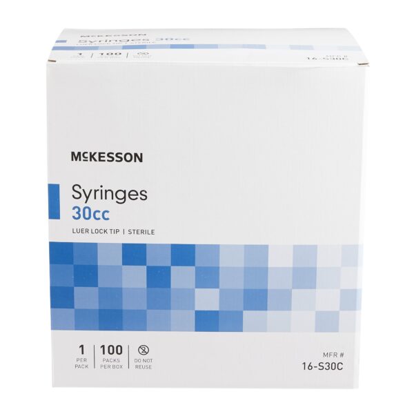 General Purpose Syringe McKesson 30 mL Luer Lock Tip Without Safety 5