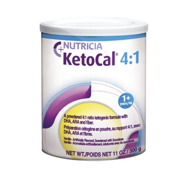 Oral Supplement KetoCal® 4:1 Vanilla Flavor Powder 300 Gram Can 3