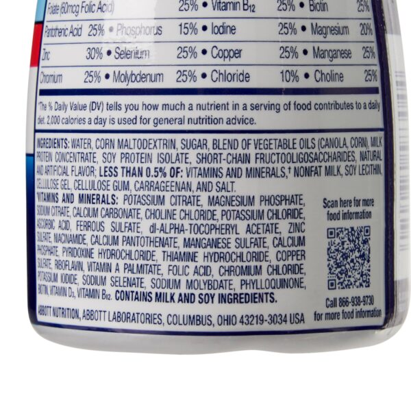 Oral Supplement Ensure® Plus Therapeutic Nutrition Vanilla Flavor Liquid 8 oz. Bottle 6