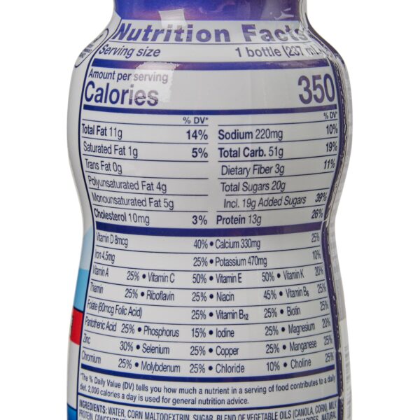 Oral Supplement Ensure® Plus Therapeutic Nutrition Vanilla Flavor Liquid 8 oz. Bottle 7